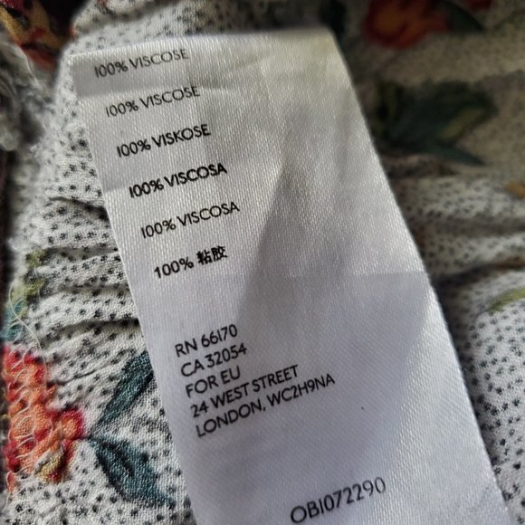 Anthropologie MAEVE Floral Janie Pheasant Top Size 2 - Picture 11 of 11